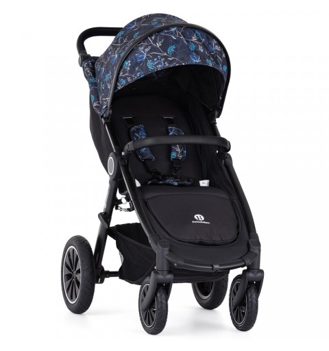 Petite&Mars Street2 Air Black - wózek spacerowy do 22kg | Stylish Beauty